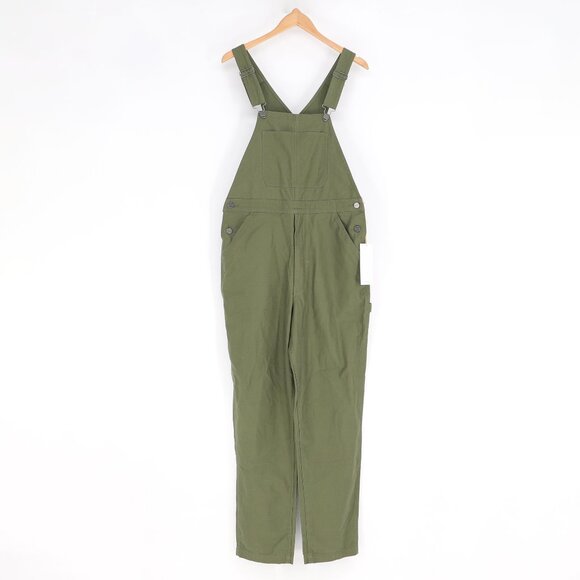 NWT SATURDAYS NYC Men's Sigrid Overalls Cotton Canvas Sage Green Size S - Picture 1 of 14